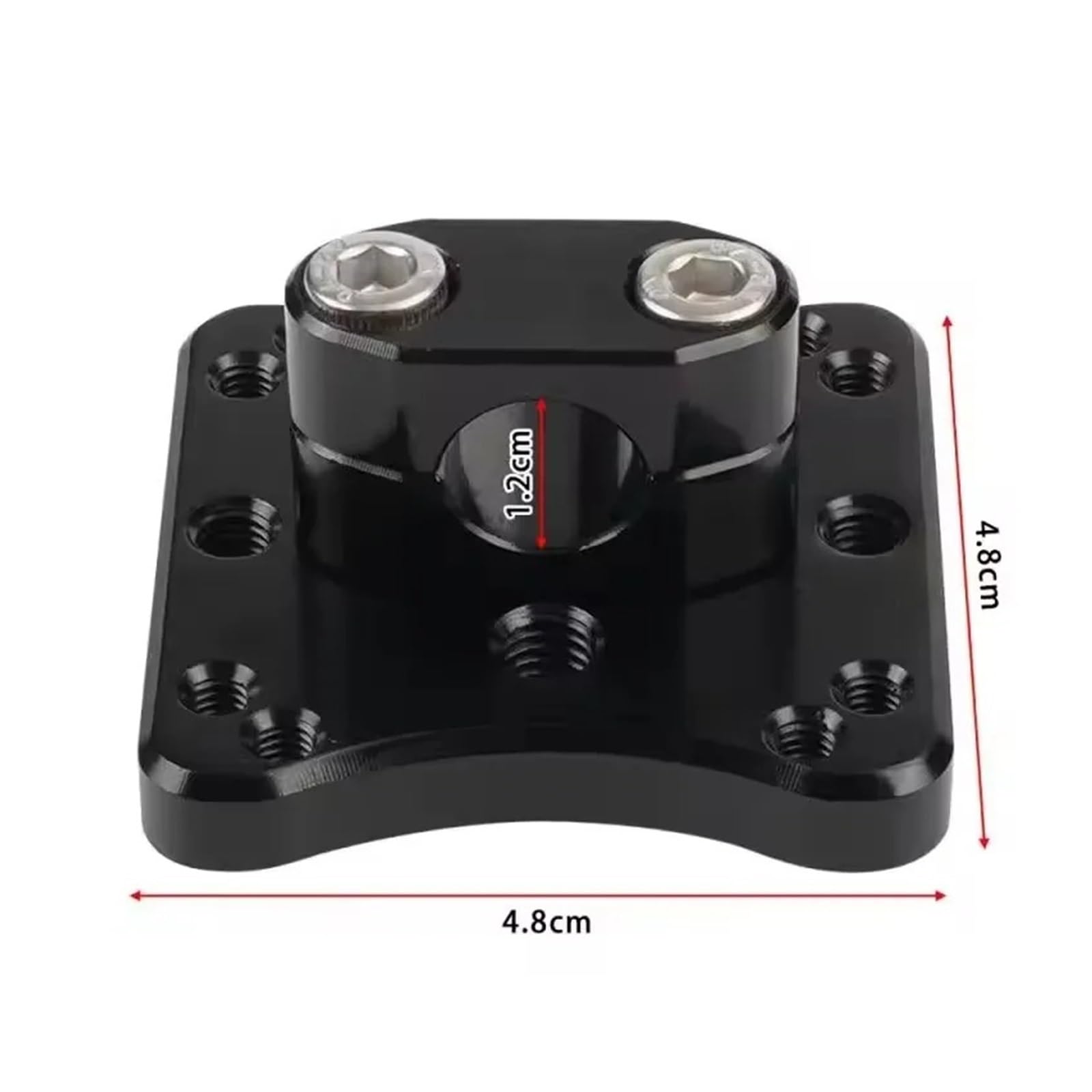 Soporte para manillar 2 Soportes De GPS Para Motocicleta De 12 Mm Diámetro Para Marco De Motocicleta Universal Montaje Para Marco De Navegación De Teléfono Móvil.
