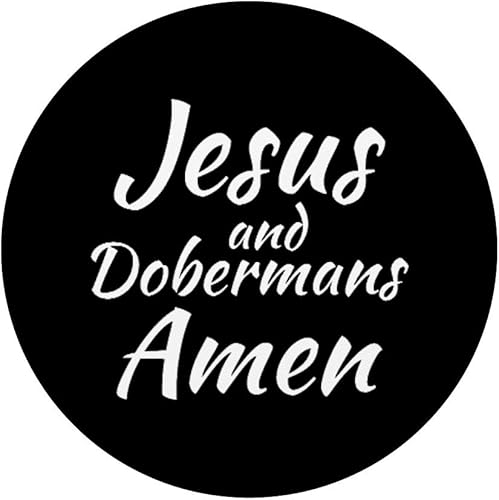 Miniatura 3 de Jesús y Dobermans Christian Gift Faith Dog PopSockets agarre y soporte para teléfonos y tabletas