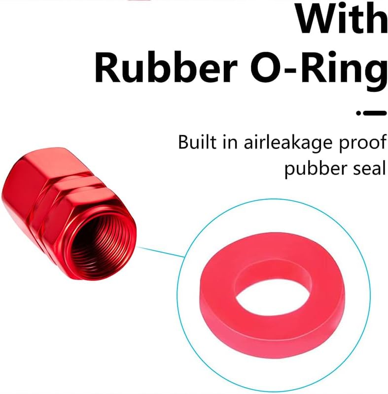 Miniatura 4 de Tapones de válvula de neumático de automóvil de metal compatibles con Mazda CX-5 CX-7 CX-8 M6 MX5 RX7 RX8 A8 CX9 MX6 R3 M2 M5 todos los modelos,