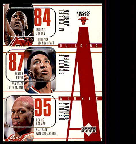 1996-97 Upper Deck - [Base] #139 - Building a Winner - Michael Jordan, Scottie Pippen, Dennis Rodman, Toni Kukoc, Ron Harper