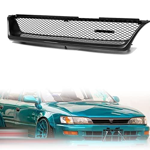 Grilles de course noires brillantes Corolla AE101 pour optimiser l'air du moteur