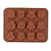 Selecto Bake Stampo per osso di cane con 18 cavità, stampo in silicone antiaderente riutilizzabile per torte, caramelle, gelatina, cubetti di ghiaccio, giocattoli per animali domestici