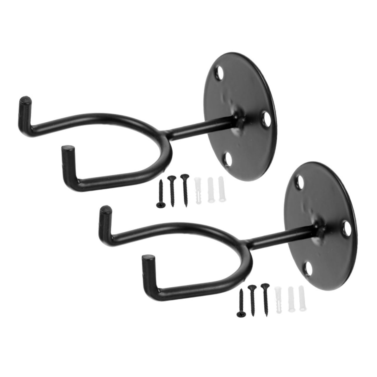 ibasenice Baseball Wall Mount Rack 2pcs Bat Storage Rack for Bats Gloves Space Saving Bat Hangers for Home Sports Rooms