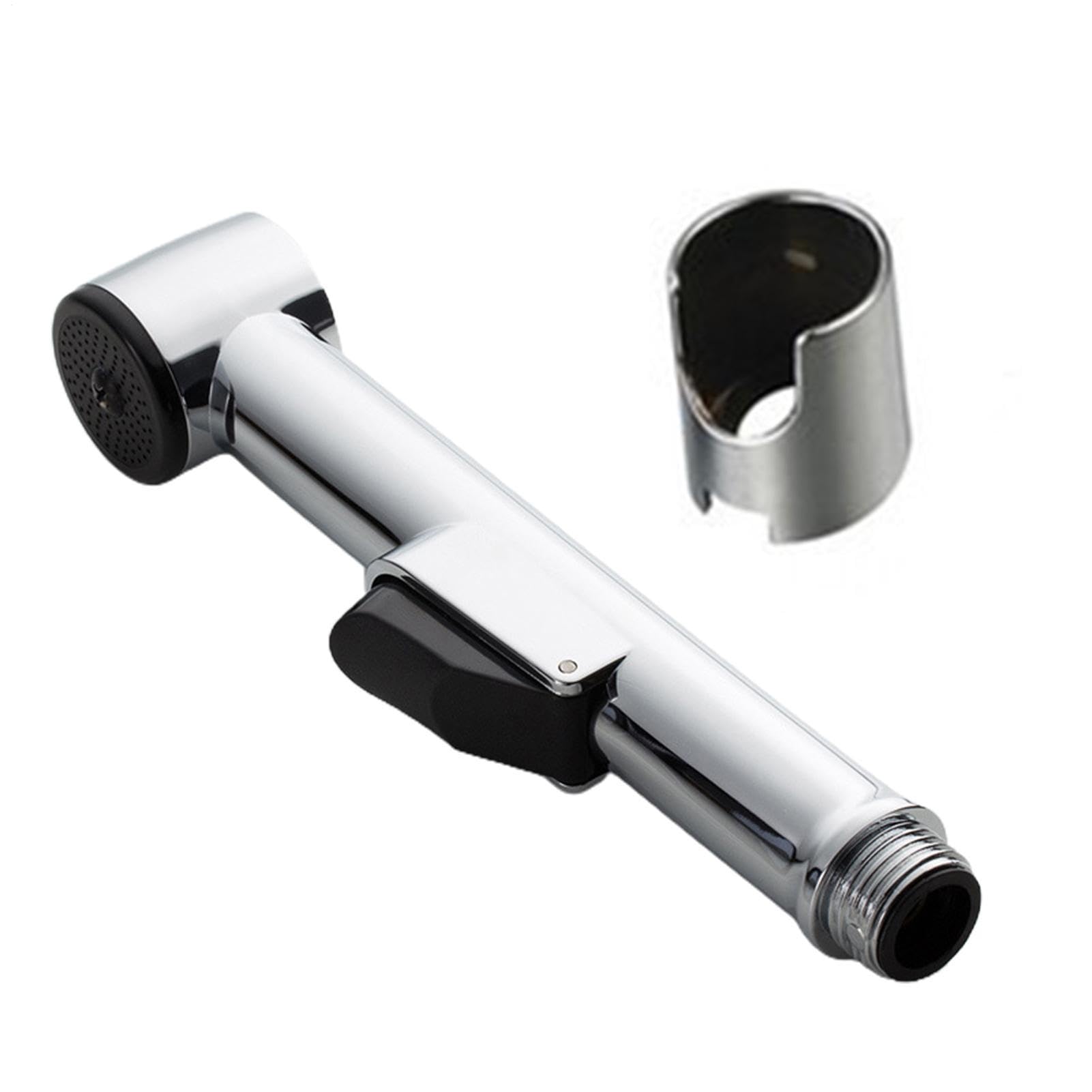 Adjustable Water Pressure - Bidet Sprayer for Toilet Ergonomic Bathroom Cleaning Spray for Feminine Hygiene Handheld Stainless Hose — view 8