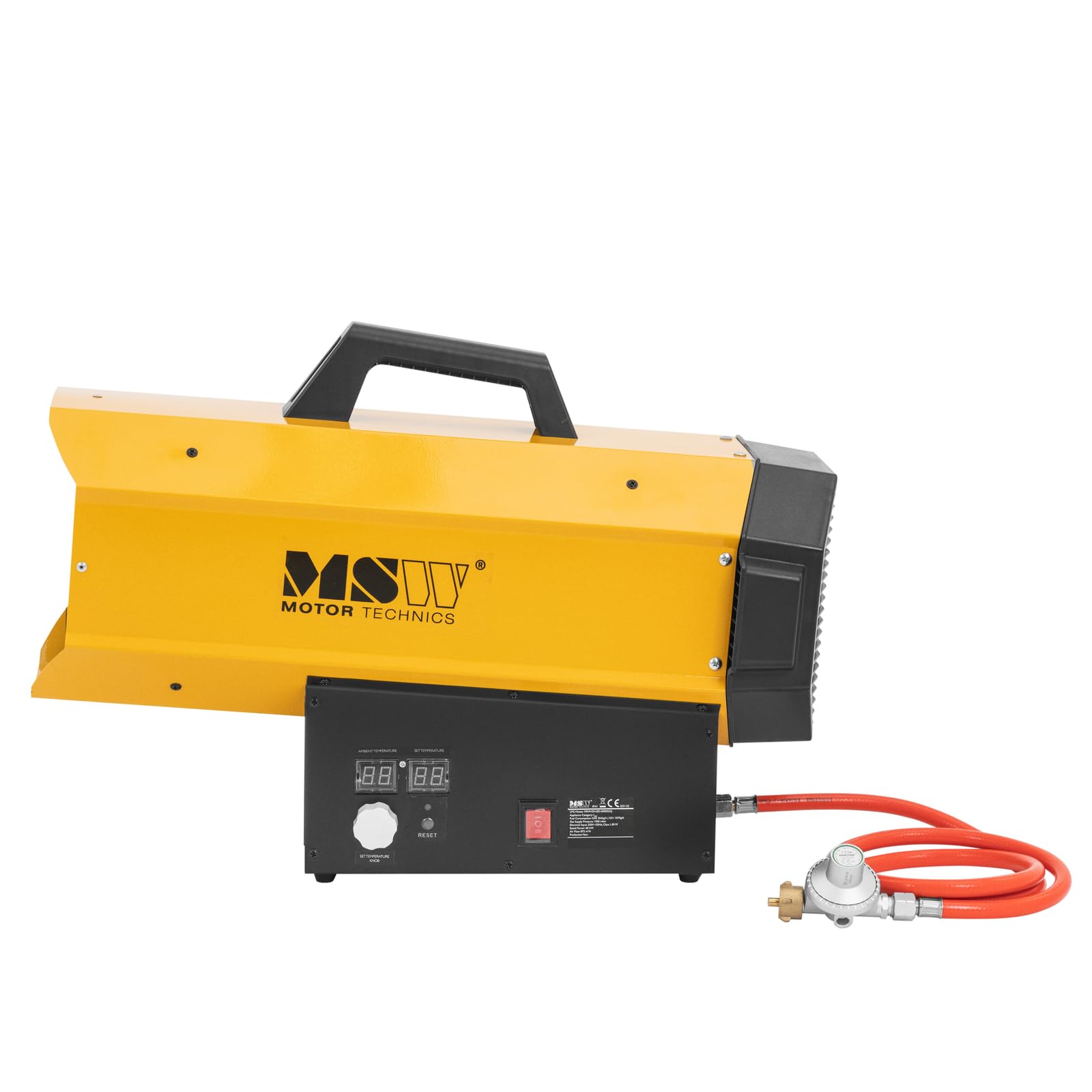MSW Gasheizer 60 kW 510 m² Gasstrahler Gas Heizgebläse Zeltheizung Gas