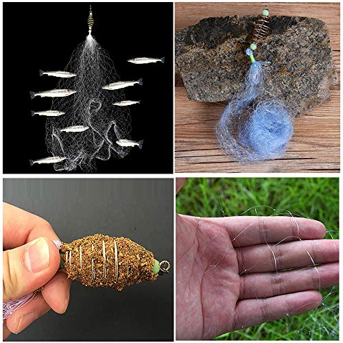 image for Cibee 3PC Fishing Net 5 Mesh/7 Mesh/9 Mesh/11 Mesh/13 Mesh, New Fishin