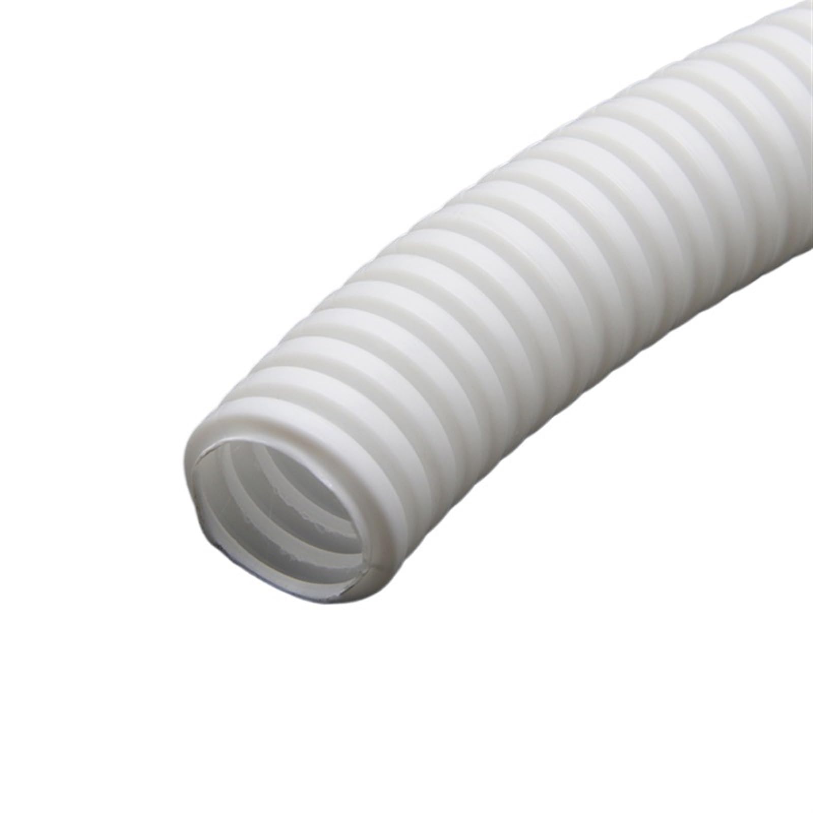 YDHSIKK Corrugated Wire Tube, PP Corrugated Pipe For Cable Hose Multicolor AD 11.6-34.5mm(Wit,AD 34.5 x ID 29mm)