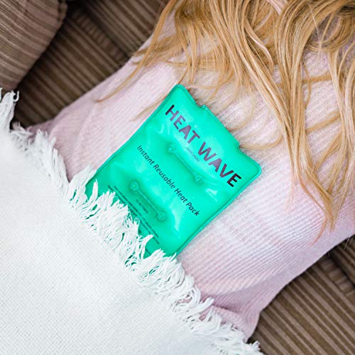Made in USA: Heat Wave Instant Reusable Heat Packs – Medium (5x9”), Reusable Heat Pack for Muscle Aches, Back Pain, Pain Relief, Click Heat - Thumbnail 6