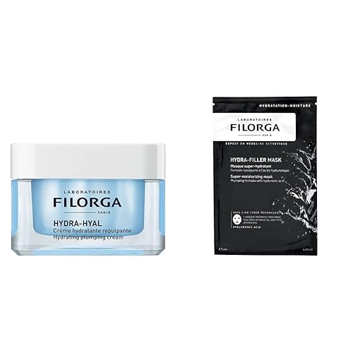 Laboratoires Filorga Paris Hydration Régimen – Crema facial hidratante hidráulica y mascarilla concentrada de relleno de hidrato
