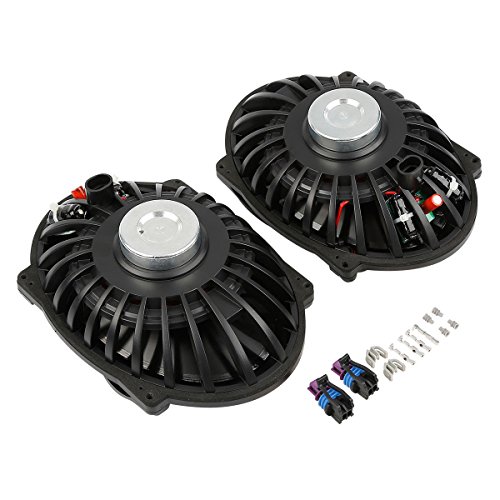 XFMT bocinas 5x7 pulgadas para tapas de alforja compatibles con Harley Davidson Touring Road King Glide FLT FLH FLHR 1994-2023 miniatura 5