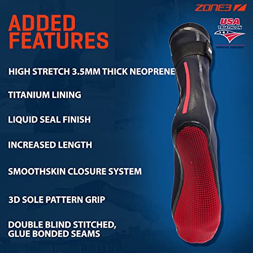 Zone3 Neoprene Heat-Tech Socks (Medium) #TOP2
