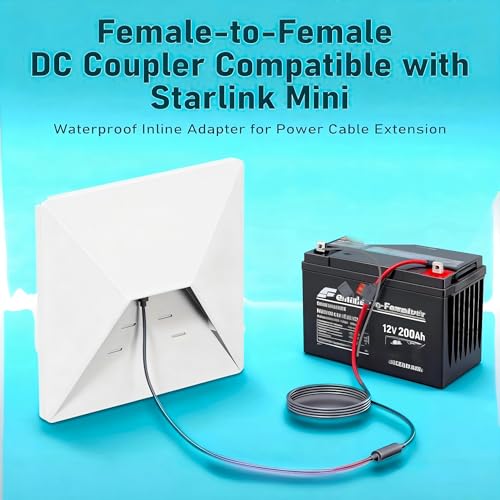 Cable Starlink Mini DC adaptador de corriente impermeable conector macho a junta torica 8