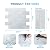 Art3d 10-Sheet Peel and Stick Backsplash PVC Wall Tile, Stickon Tile for Kitchen Backplash, Bathroom Vanities, Fireplace Decor, Laundry Table, Stair Decals in White-Washed, Plastic-Sheets