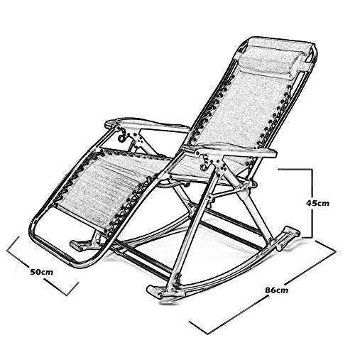 Chaise longue pliante d'extérieur de qualité supérieure avec coussin confortable - 2