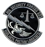 USAF 8Th Security Forces Squadron Police Patch Kp-7