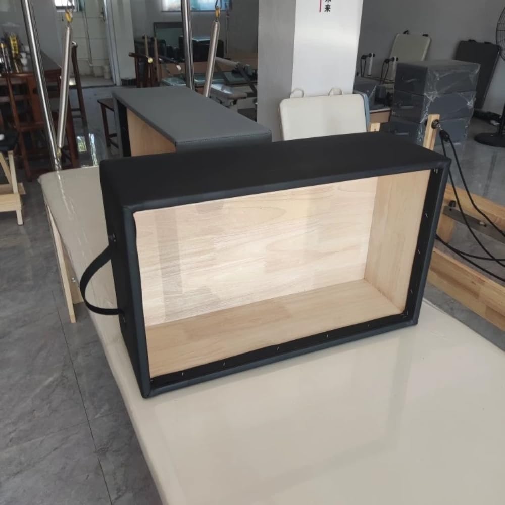 Pilates Reformer - Scatola da seduta 69,6 x 39,6 x 28,4 cm, accessori per pilates, adatta per allenamenti a casa e uso professionale in studio