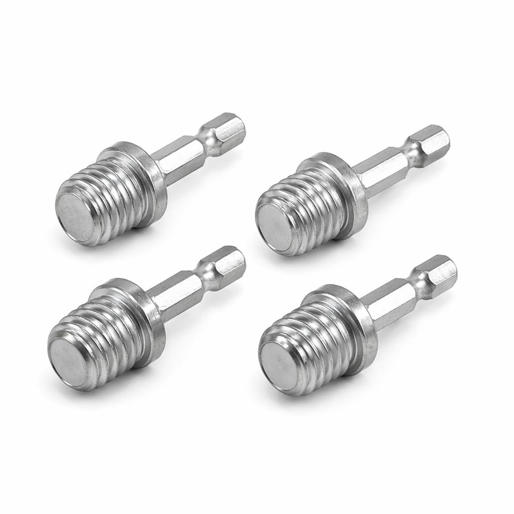 2Pcs 5/8"-11 to 1/4" Hex Shank Drill Adapter High-Speed Steel — Amazon image 8