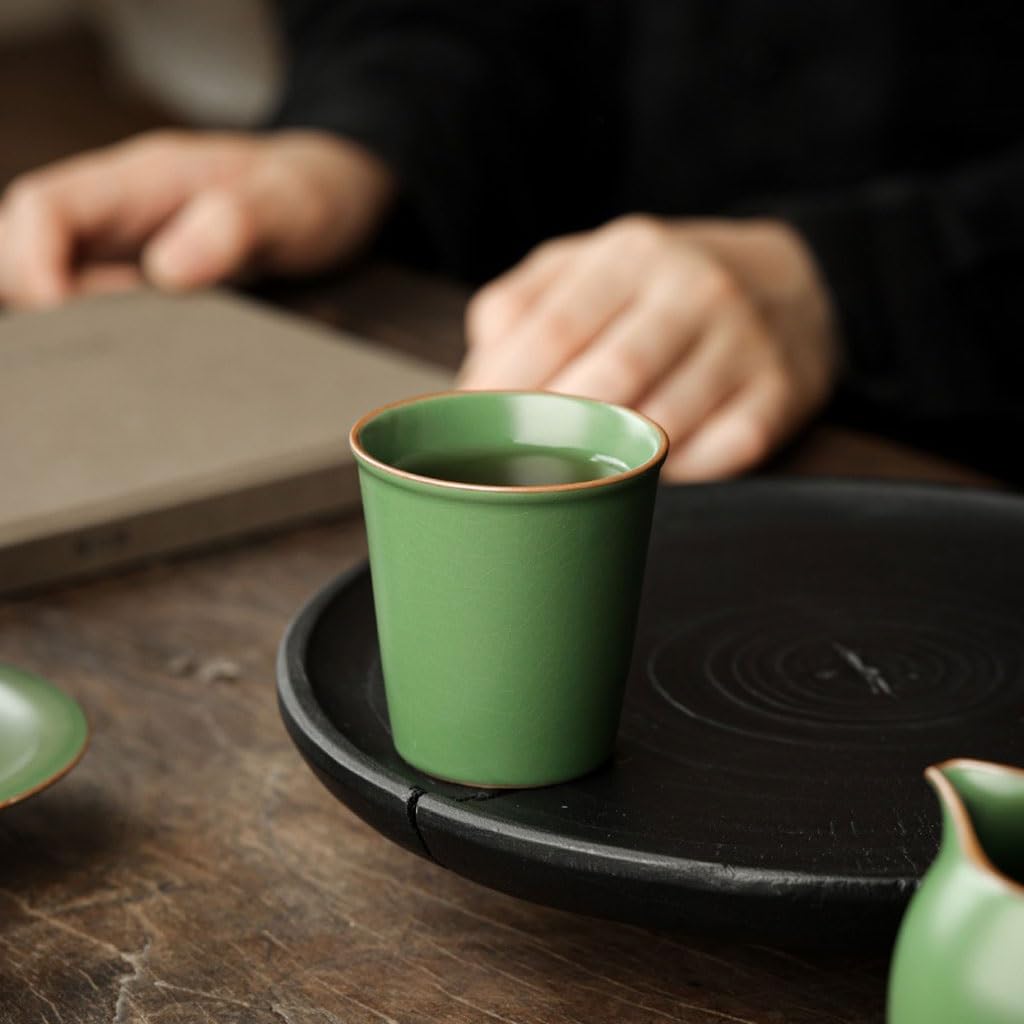 Tazas de té Pequeñas Taza de té pequeña hecha a mano, taza maestra de cerámica for el hogar, juego de té de Kung Fu, tazón de té, taza de té Taza de té de Kungfu