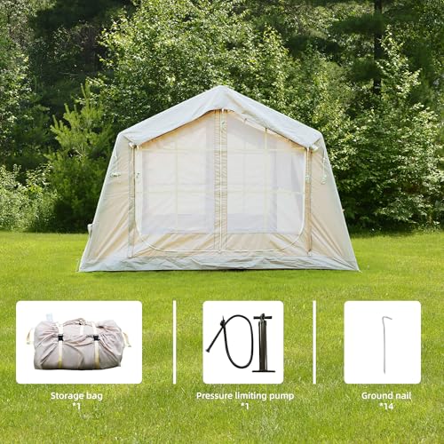 Carpa Inflable para Camping 4-6 Personas con Bomba de Mano miniatura 5
