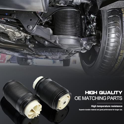 Taesayl 1 Paar Hintere Luftfederung Federbälge Links + Rechts passend für Mercedes W212 S212 E200 E250 E300 E350 E400 E500 Ersatz 2123200725 2123200825