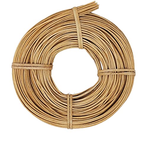 famos Peddigrohr Flechtmaterial Korbflechten 2,25 mm viele Farben zur Auswahl (100g, Hellbraun)