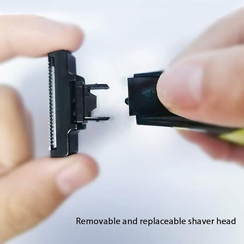 Miniatura 5 de INVODA Afeitadora eléctrica y recortadora de barba para hombre, afeitadora recargable en húmedo y seco con 3 protectores de precisión, protector de