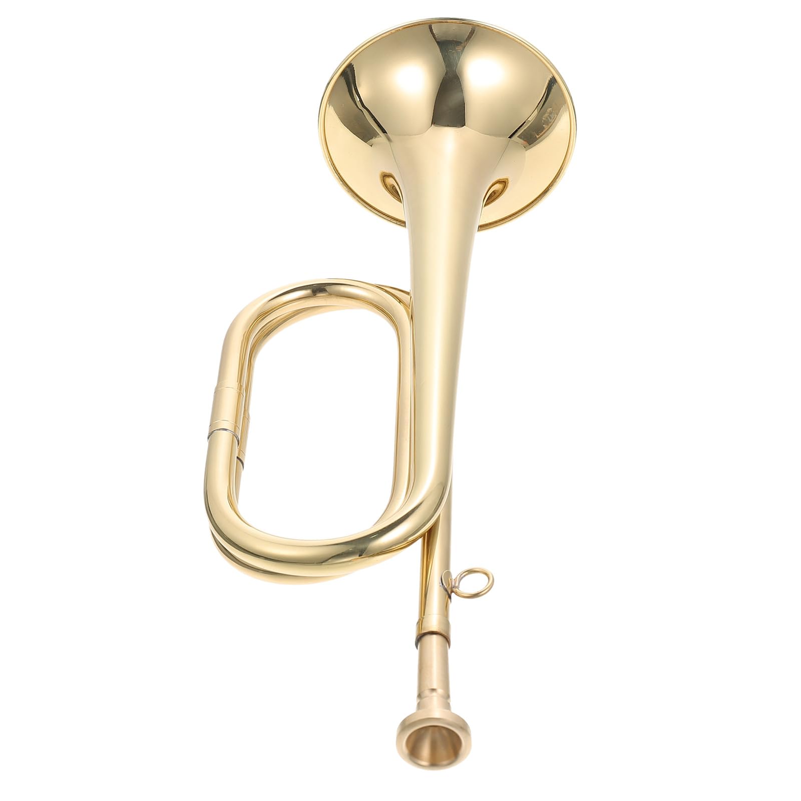 Garneck Tromba da Cavalleria in Rame Professionale per Principianti, Strumento a Fiato Portatile e Leggero, Tromba per Orchestra Militare e Banda Scolastica Adatta a Tutte le Età