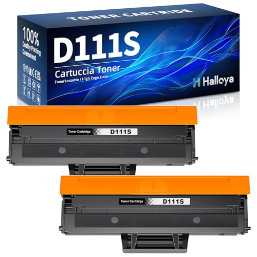 Halloya MLT-D111S Cartouche de Toner Remplacement pour Samsung MLT-D111S D111S D111L pour Xpress M2026 M2026W M2070 M2070W M2020W M2022W M2022 M2020 M2070FW...