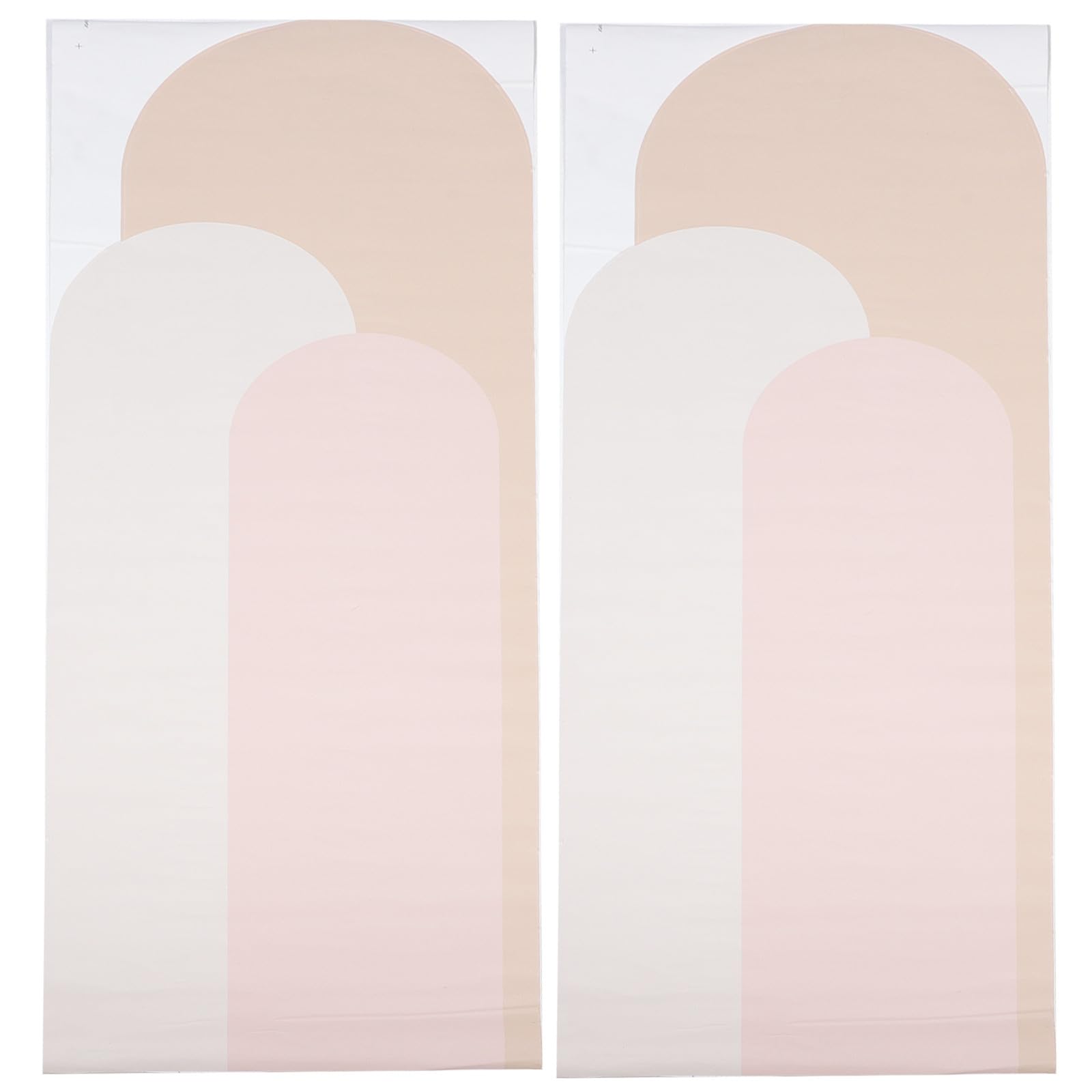 MAGICLULU Vinilos de Pared Geométricos Bohemios 2 Piezas en Pvc Diseño de Arco, Decorativos y Fáciles de Instalar para Sala de Estar y Estudio