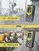 Laser Measure, OLUFEY 165ft Laser Distance Meter with 2 Bubble Levels, Black LCD Display and Pythagorean Mode, Measure Distance, Area and Volume