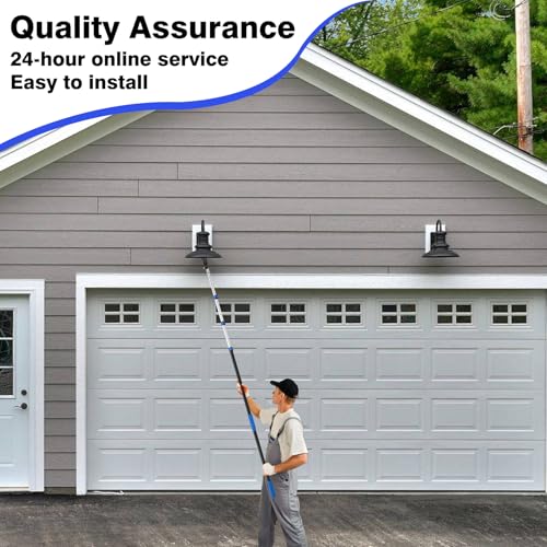 Puzau 18Ft Light Bulb Pole Changer For High Ceilings,3-12Ft Light Bulb Changing Pole With 2 Baskets And Suction Cup,Light Bulb Remover Tool High Ceiling Fit For High Ceilings Lightbulb Removal Changing thumb #6