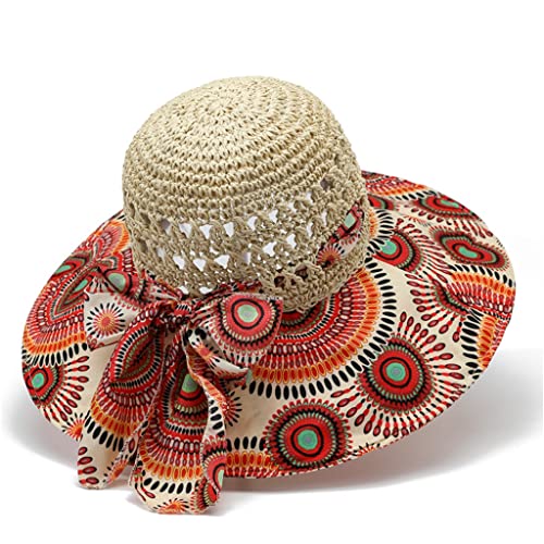 Chapeau boho plage femme soleil chapeau pêcheur respirant maman visière été bohème