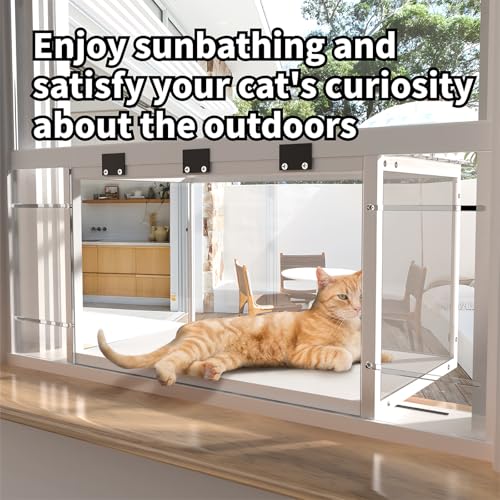 Poleiro de janela para gatos. Caixa de janela para gatos. Catio de janela de madeira. Poleiro de jan