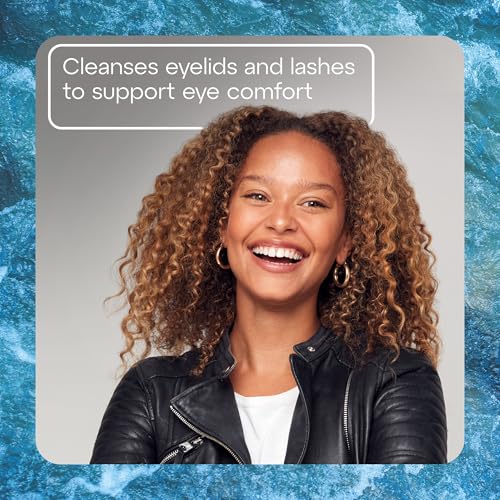 Image of TheraTears Eyelid Cleansing Wipes - 12 Individually Wrapped Wipes with Cucumber Extract, for Daily Cleaning of Eye Lashes & Lids (Pack of 2)