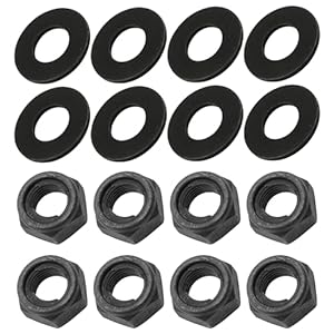 Caltric Wheel Nut And Washer Compatible With Yamaha Front/Rear Banshee 350 Yfz350 1995 1996-2006 / Banshee 350 Yfz350Le Limited Edition 2004 6 51eru1gjvol. sl500 . ss300