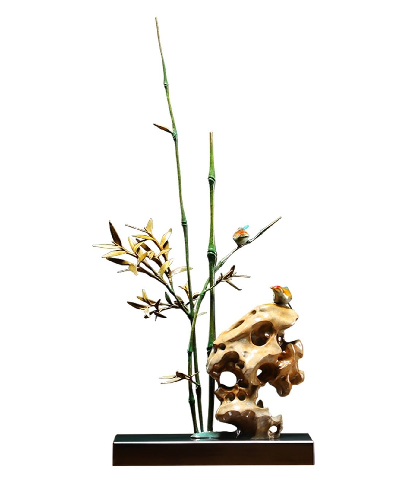 GLETSF Brass Decor Brass Porch Lucky Ornament Zodiac Ox Ornament Home Living Room Office Desktop Decoration Statue Crafts Statues For Home Decor,C-35cm*11cm*19cm
