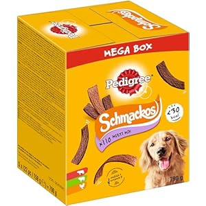 Pedigree Dog Treats Schmackos Mix Box, 110 Pieces – 790 g, Pack of 22 (Pack of 5)