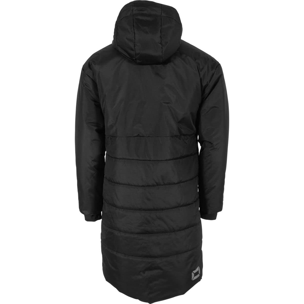 Stanno Chaqueta Prime Long Coach, Chaqueta de Entrenamiento Invierno Cazadora para Hombre y Mujer, Negro, XL
