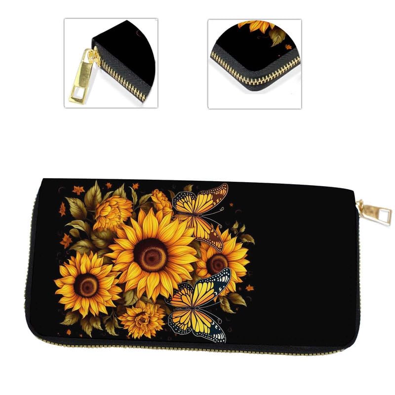 RFID Blocking Wristlet Wallet for Women & Teen Girls-Large Capacity Leather Phone Clutch with Removable Strap,2