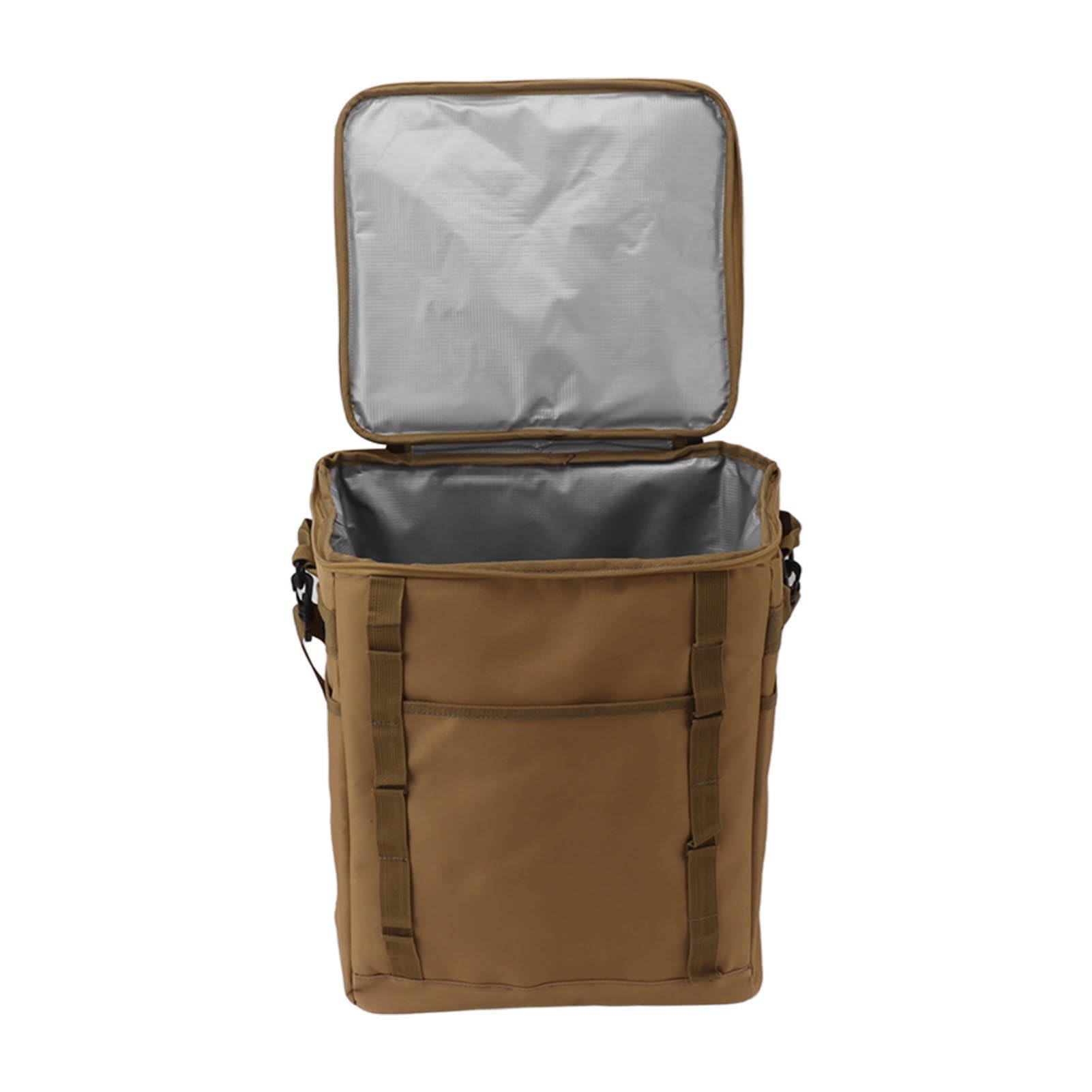 Borsa Termica Pieghevole Pieghevole Borsa Termica Isolata Borsa Termica per Alimenti Isolata da Campeggio Borsa Termica per Alimenti di Grande capacità Posizioni Multiple di