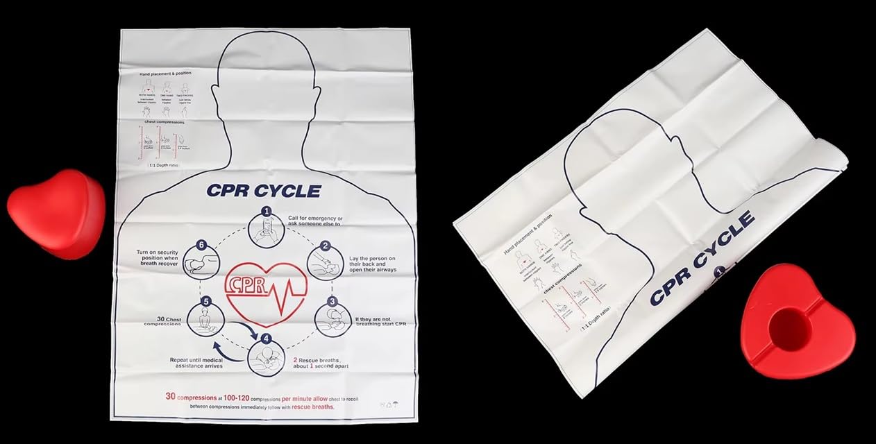 Szkolenie CPR w kształcie serca pierwsza pomoc ratownictwo narzędzie dydaktyczne manekin manekin pielęgniarski model (CPR-serce)