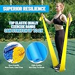 Resistance Bands, Professional Exercise Bands, Physical Therapy Bands for Strength Training, Yoga, Pilates, Stretching, Recovery, Stretch Elastic Band for Working Out, Workout Bands for Home Gym - Image 2