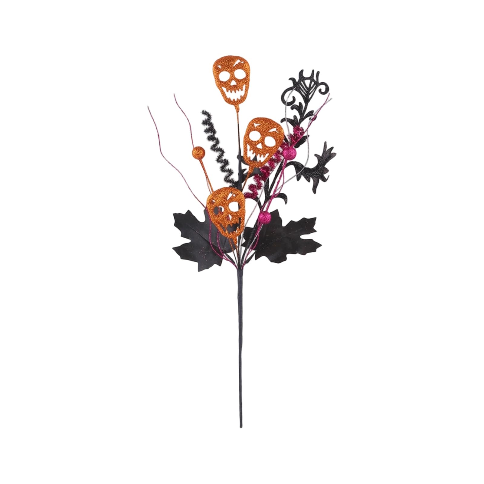 Pangboer D Seasonal Halloween Ecor Pick, Floral Accent For Bouquets, Wreath Isplays, Party Centerpieces An Home Tables Gothic Floral Accent Centerpiece Insert Wreath Filler Bouquet Ecor Party Table Styling
