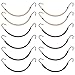 15 Stück elastische Bänder Haarstyling Pferdeschwanz Haken, Schwarz, Braun und Blond en las günstig Kaufen-15 Stück elastische Bänder Haarstyling Pferdeschwanz Haken, Schwarz, Braun und Blond