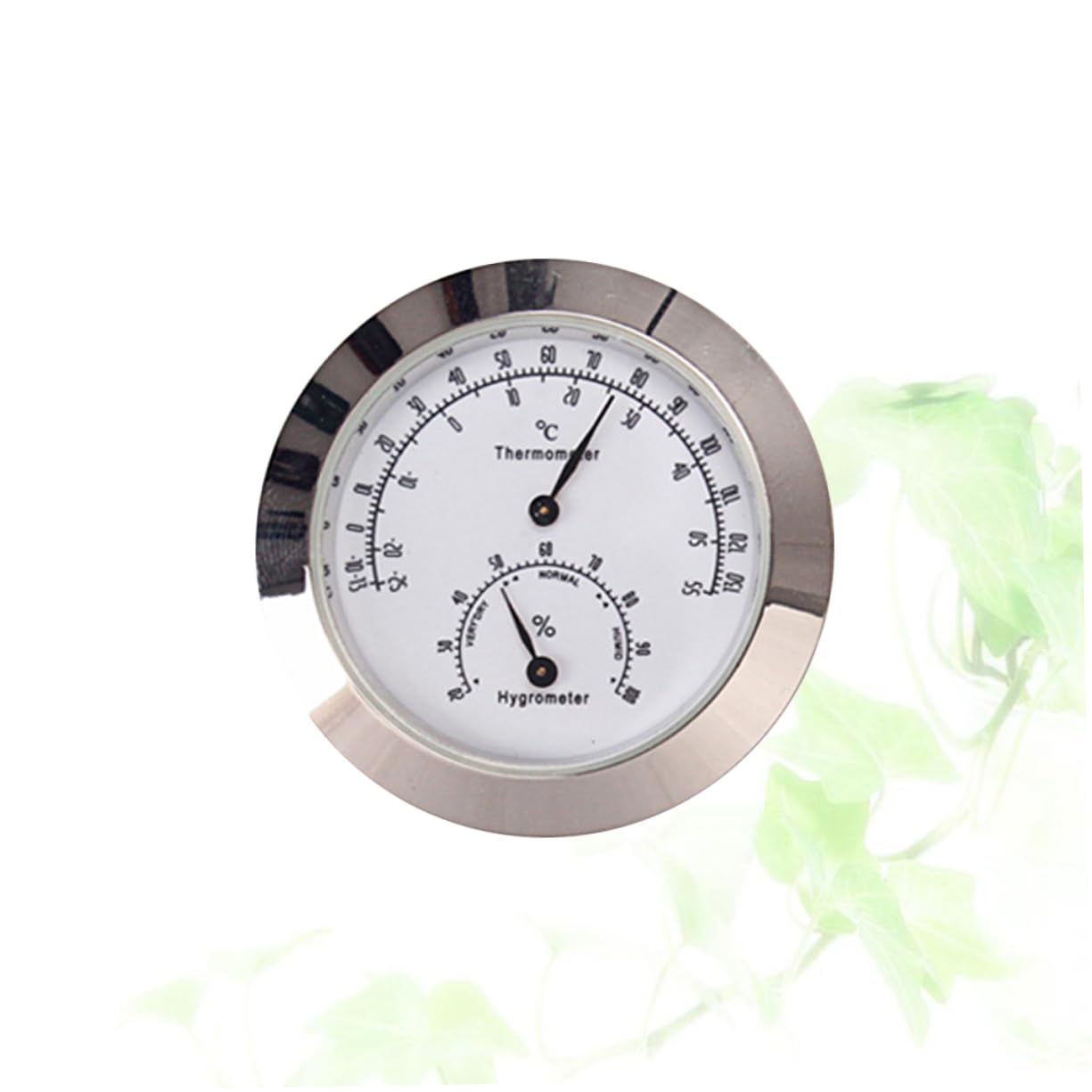 3 Piezas medidor de temperatura de violín fahrenheit termometro hygrometer thermometer temperatura termómetro medidor de humedad de violín higrómetro de violín Silver