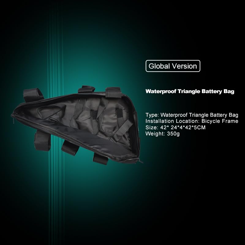 GUYANA Bolsa Bicicleta Bolsa de batería de Bicicleta Bolsa Triangular de Bicicleta eléctrica Bolsa de Bicicleta al Aire Libre Triangular con Marco de Bicicleta Bolsa Cuadro Bicicleta