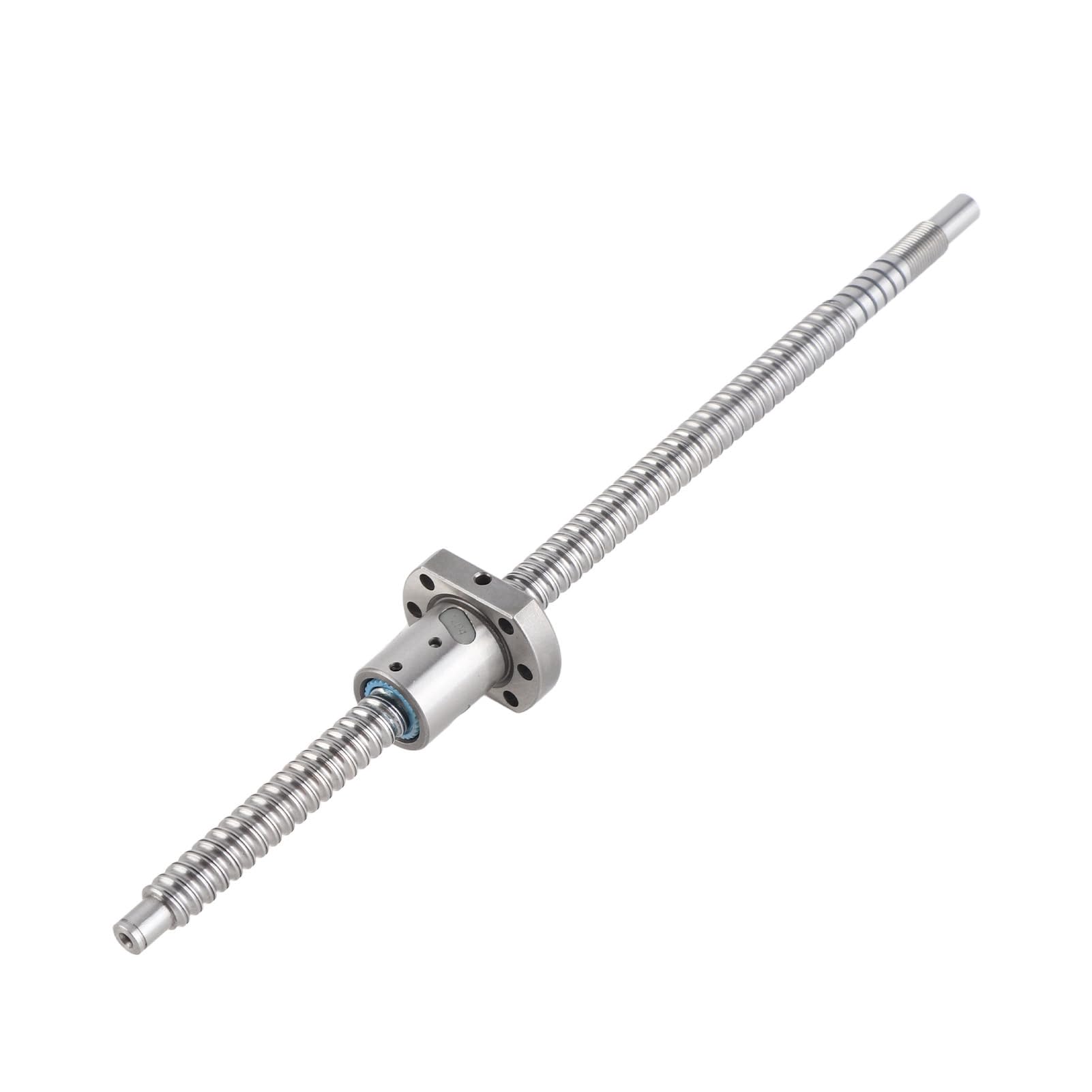 Ensemble vis à billes à roulement 1204-300 avec siège d’écrou et accouplement, vis à billes en acier à roulements de haute précision pour machines CNC et équipements d’automatisa