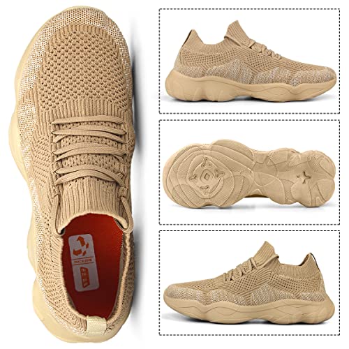 Image of Feethit Mens Slip On Running Shoes Breathable Lightweight Comfortable Fashion Non Slip Sneakers for Men