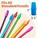 Sooez 120 Pack Pencil Top Erasers, Cap Pencil Eraser Toppers, Studying Supplies for Teachers Classroom Must Haves Pencil Erasers, 7 Colors