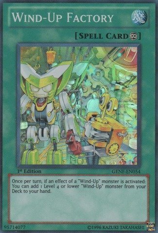 Amazon.com: Yu-Gi-Oh! - Wind-Up Factory (GENF-EN054) - Generation Force -  1st Edition